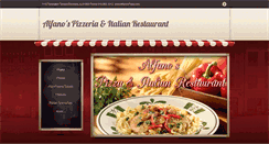 Desktop Screenshot of alfanospizza.com